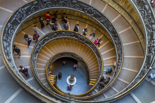 Italy, Rome, Vatican Museum, spiral staircase by Giuseppe Momo Austria, Europe