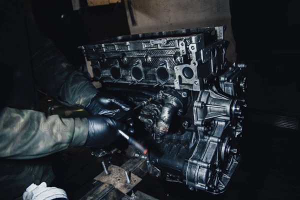 Car engine repair