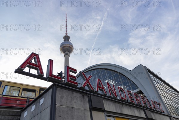 A picture of the Alexanderplatz sign