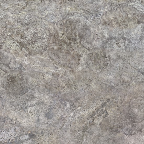 Grey travertine natural stone texture background. Approximately 6 by 6 foot area.