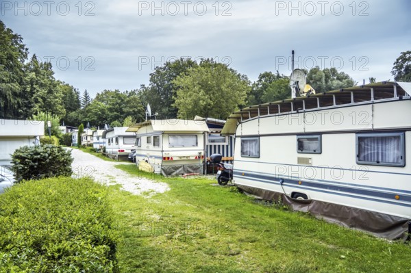 An image of a campsite at Starnberg Lake Bavaria Germany