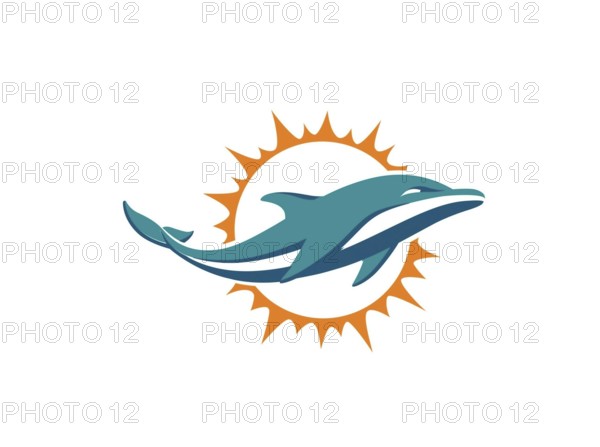 Rotated to right, Miami Dolphins logo, Logo