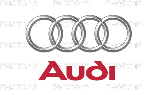 Color Audi logo, Car, Logo