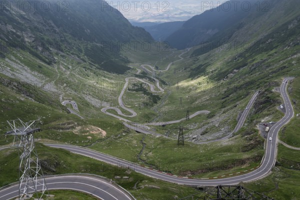 Transfagarasan Road in Fagaras Mountains, Romania, Europe
