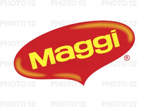 Nach links gedreht, Maggi Logo 1987, Lebensmittel, Historisches Logo von 1987