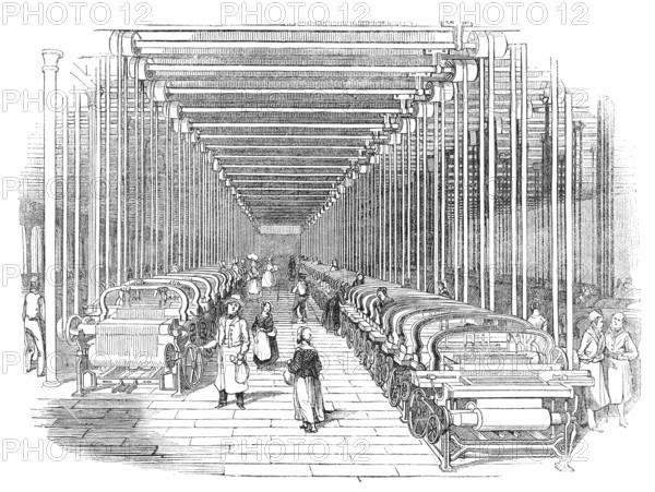 A Day at a cotton-factory in Manchester: Power-looms
