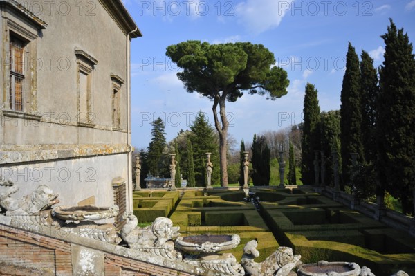 Italian Renaissance Garden, Villa Farnese, Caprarola, Italy, Renaissance, Europe