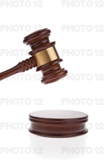 A judge or auction hammer hammer. Isolated against a white background, A judge or auction hammer hammer. Isolated against a white background. Austria