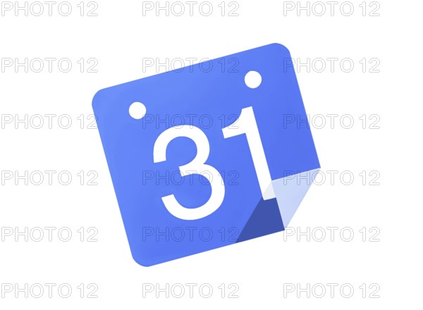 Rotated to left, Google Calendar Logo 2013, Internet, Old Logo from 2013