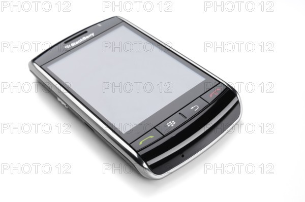 BlackBerry Storm 9530 touch screen smartphone isolated on white background