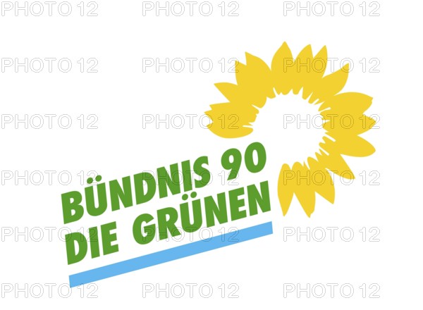 Rotated to left, Die Grunen Logo, Organization, Logo