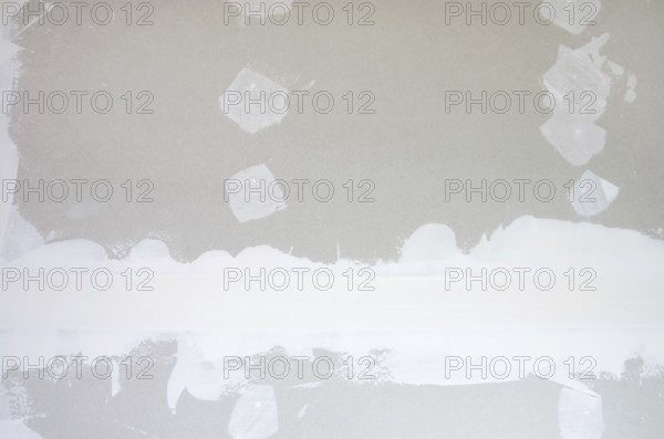 Dry construction wall in a renovated house