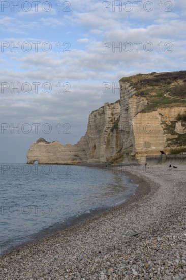 Etretat, beach, landscape, france