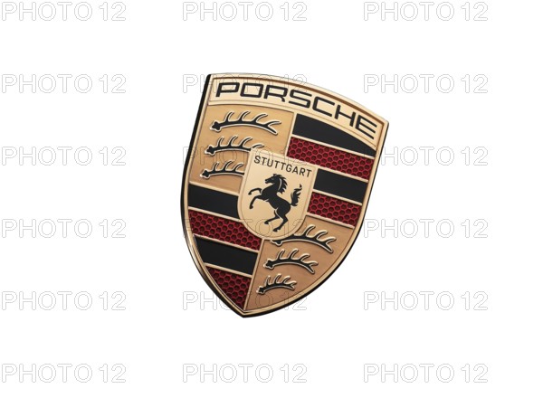 Rotated to right, Porsche Logo, Car, Logo