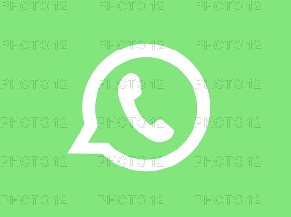 Turned to the right, WhatsApp emblem, Internet, Logo