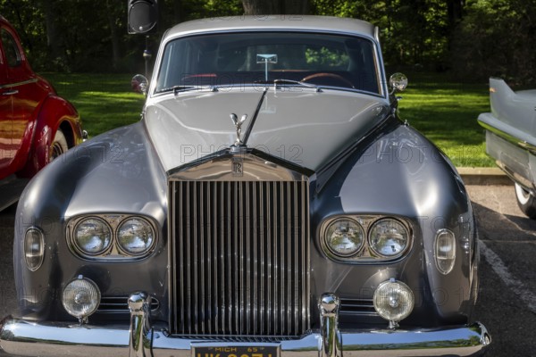 Grosse Pointe Shores, Michigan - A 1965 Rolls Royce Silver Cloud III was on display for the media preview of the annual Eyes on Design auto show