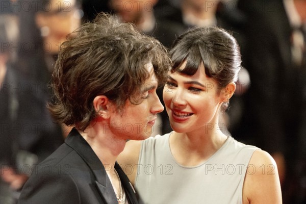 Cannes, France - 16.5.2024: Elijah Hewson and Gracie Burns on the red carpet during the 78th Cannes International Film Festival. The 78th Cannes International Film Festival will take place from 13 to 24 May 2025