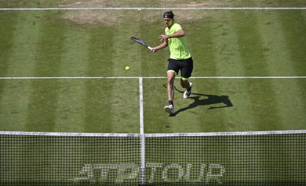 Alexander Zverev GER, Action, Tennis, ATP 250, BOSS Open 2025, Stuttgart, Baden-Württemberg, Germany, Europe