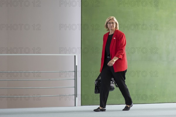 Anke Rehlinger (SPD, Minister-President of Saarland) after the consultation between Federal Chancellor Friedrich Merz and the heads of government of the federal states in the International Conference Hall of the Federal Chancellery, Berlin, 18 June 2025