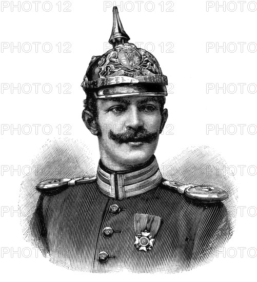 Otto Ludwig Philipp von Seefried auf Buttenheim, 26 September 1870, Bamberg, Bavaria, Germany, historical picture or illustration, published 1890, reproduction, digitally enhanced, Historical, Europe