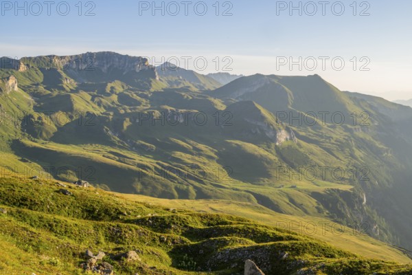 Sunrise in the Mountains at Hochalpenstraße, Pinzgau, Salzburg, Austria, Europe