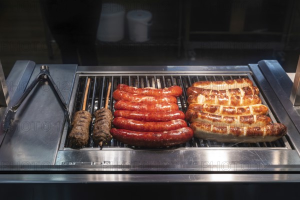 Grill sausages