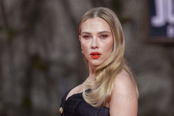 Scarlett Johansson at the German premiere of the adventure film Jurassic World, the rebirth at Berlin's Zoo Palast on 18 June 2025