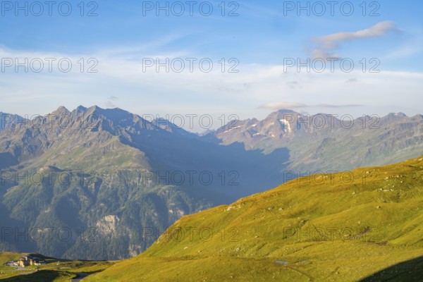Sunrise in the Mountains at Hochalpenstraße, Pinzgau, Salzburg, Austria, Europe