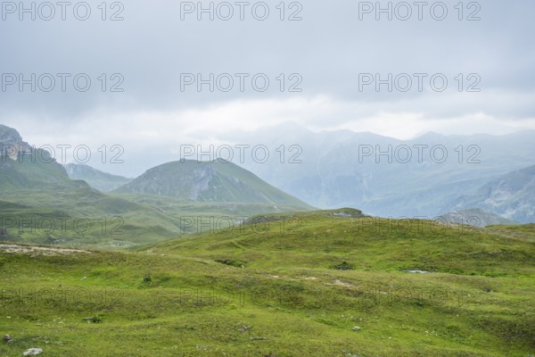 Sunrise in the Mountains at Hochalpenstraße, view from Fuscher Törl, Pinzgau, Salzburg, Austria, Europe