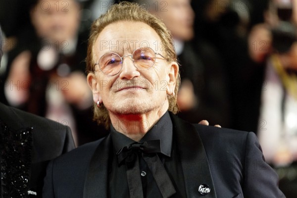 Cannes, France - 16.5.2024: Bono on the red carpet during the 78th Cannes International Film Festival. The 78th Cannes International Film Festival will take place from 13 to 24 May 2025