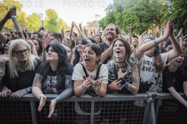 Audience of Avenged Sevenfold live in the Berlin Zitadelle Spandau on 21.06.2025