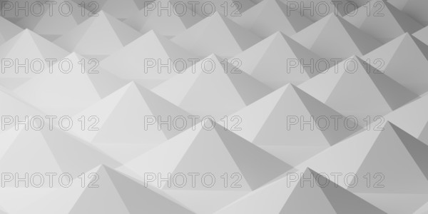 Abstract modern bright pyramid background, 3d rendering