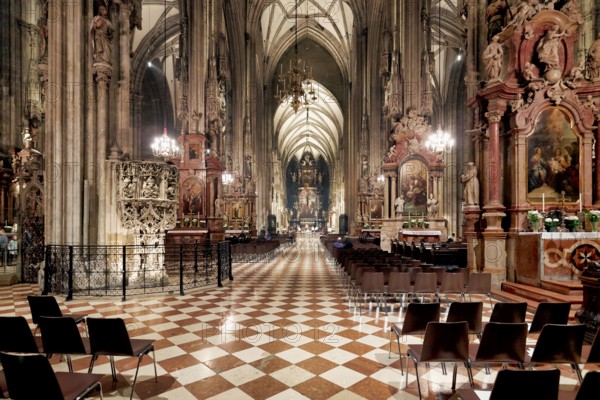 Stephansdom Cathedral in Stephansplatz Vienna Austria