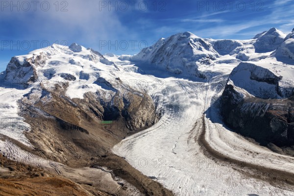 Gorner Glacier. Gorner Glacier, Zermatt. Switzerland