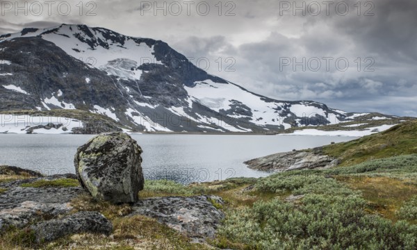 The famous County Road 55. Highest mountain road in Norway, part of National Tourist Route
