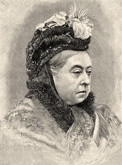 Queen Victoria or Alexandrina Victoria, 1819 - 1901, Queen of the United Kingdom of Great Britain and Ireland, Empress of India