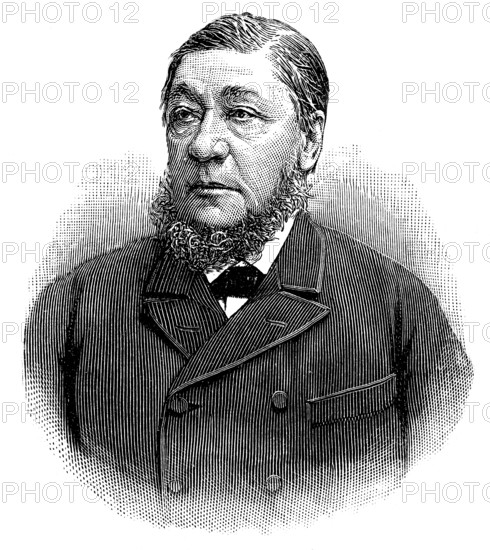 Stephanus Johannes Paulus Kruger or Paul Kruger, 1825 - 1904, State President of the South African Republic, Stephanus Johannes Paulus Kruger oder Krüger, 1825 - 1904, ein südafrikanischer Politiker und Präsident der Südafrikanischen Republik