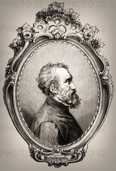 Michelangelo Buonarroti, Michelangelo, 1475, 1564, Italian painter, sculptor, architect and poet