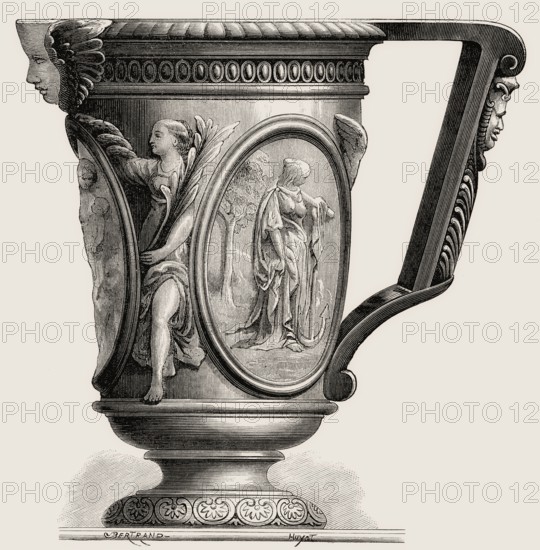 Hanap by Bernard Palissy, French Huguenot potter, 16th century