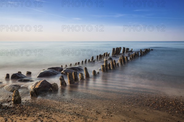 Groyne on the Baltic coast