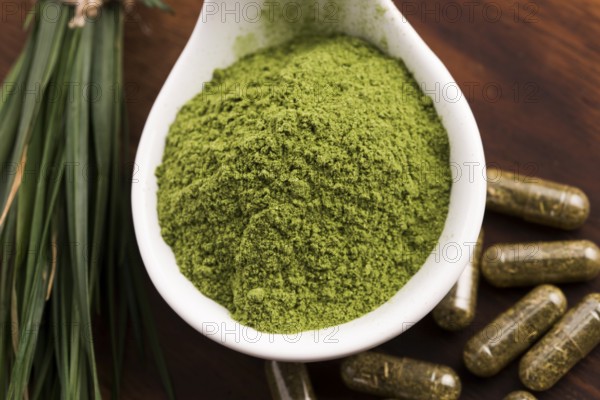 Young barley graß Detox superfood