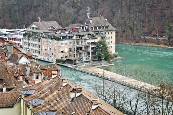 An image of some houses in Bern Swiss