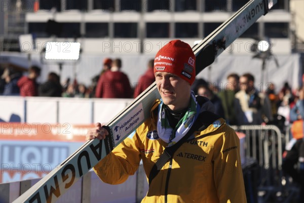 Stephan Leyhe (SC Willingen) at the New Year's Ski Jumping Qualification of the 73rd Four Hills Tournament in Garmisch-Partenkirchen, Garmisch-Partenkirchen, Germany / Germany