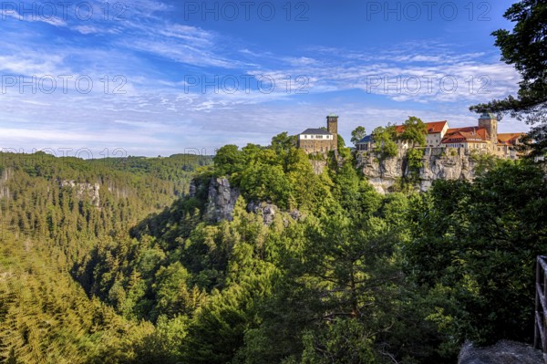 View of Hohnstein Castle Saxony