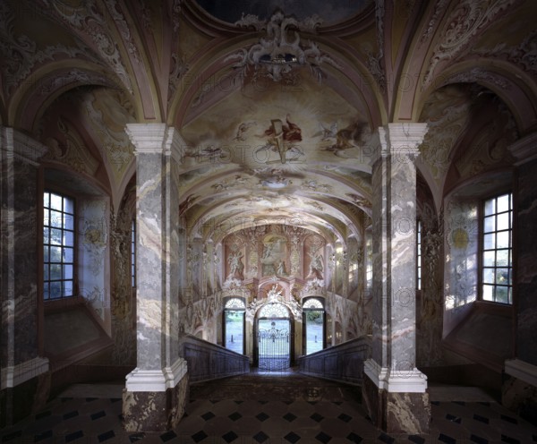 Holy staircase, view from above, St., Saint, Saint