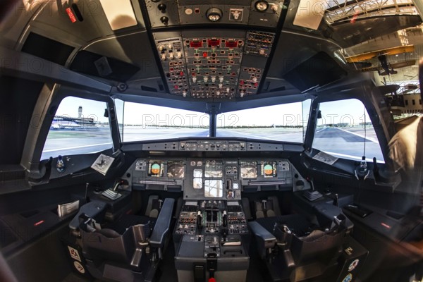 Cockpit of image. Shooting Location: Washington, DC
