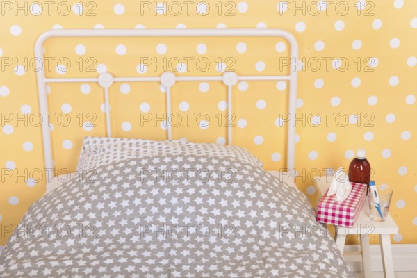 Bedroom from someone who is ill