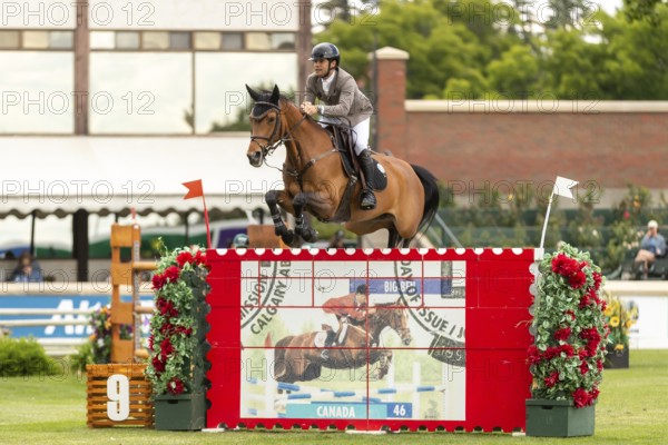 Jose Antonio Chedraui Eguia of Mexico and riding Haraminka P, compete in the 1.60m RBC Grand Prix of Canada presented by Rolex at Spruce Meadows on June 14, 2025 in Calgary, Alberta, Canada, North America