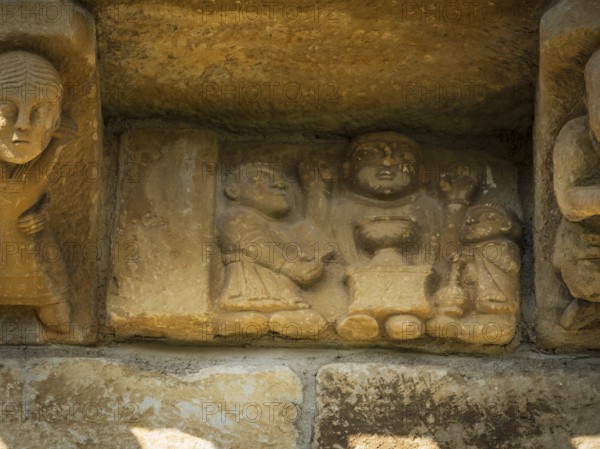 Romanesque church of San Martin de Tours of Artaiz, Unciti valley, Artaiz, Navarra, Spain, Europe