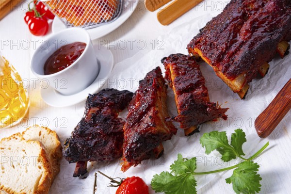BBQ replacement ribs from a charcoal grill